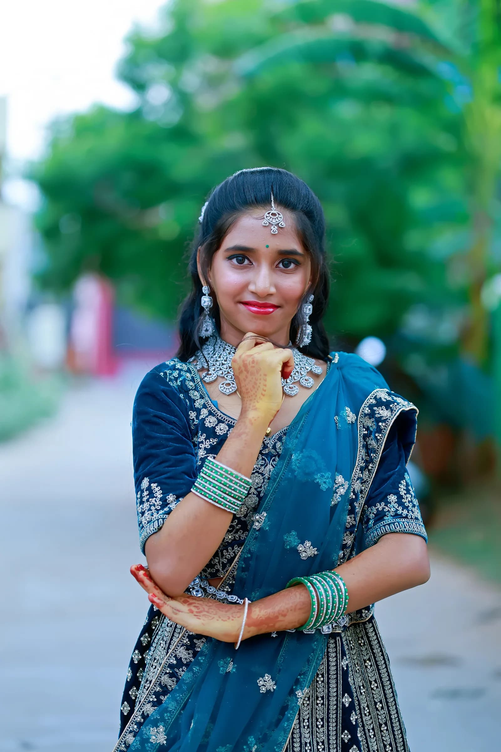 Portrait in colour